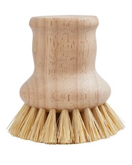 HIC Natural Vegetable and Dish Brush with Short Handle